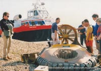 AP1-88 hovercraft promotional day by BHC -  (credit: The <a href='http://www.hovercraft-museum.org/' target='_blank'>Hovercraft Museum Trust</a>).